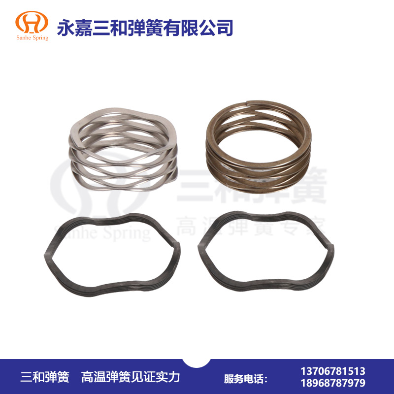耐高溫彈(dàn)簧700--800℃--高溫波(bō)形彈簧制(zhi)造廠