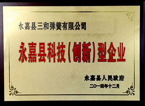 永嘉縣(xiàn)科技（創新）型企(qǐ)業